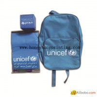 UNICEF tender exercise book backpack stationery set