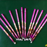 7"  Length Silk Printing 2B Pencil With Eraser