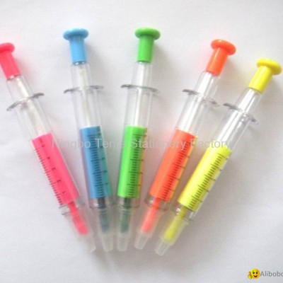 2 In 1 Syringe Highlighter And Ball Penpicture1