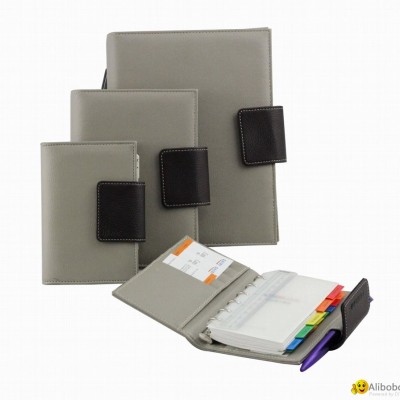 High quality leather/pu notebook with magneticpicture1