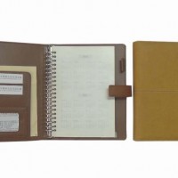 Top-grade leather organizer with magnetic