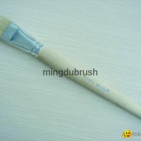 Aluminium Ferrule Bleached Bristle Artist paint  Brush (585)