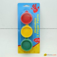 3pcs 25ml washable finger paint