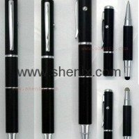 3 in 1 Laser Pointer Touch Stylus Pen for Apple iPad iphone HTC Blackberry