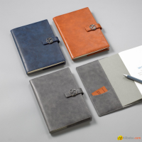 Eave pattern magnetic buckle notebook
