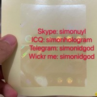 Hot sell Illinois state ID UV hologram sticker manufacturer IL