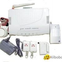 Wireless/wired GSM home alarm system
