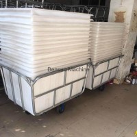 Plastic laundry Trolley Washing trolley