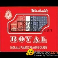 100% plastic playing cards