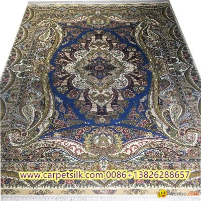 Beautiful artwork is a legendary yamei handmade silk Persian carpetpicture1