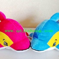 stuffed toy fish blue and pink