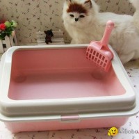 plastic cat toilet