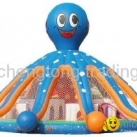 Inflatable playground slide
