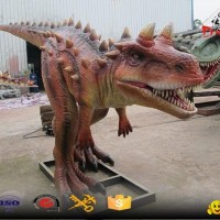 medium size animatronic dinosaure simulation outdoor decoration model