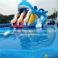 inflatable seasaw  water park