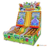 Children Coin Operated Ticket Redemption Zoo Bowling Arcade Game Machine For Sal