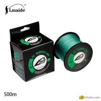 500 m Wholesale price PE braided wire 8x braided fishing line