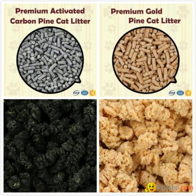 Good Quality Strong Absorption Bulk Carbon Pine Wood Cat Litterpicture1
