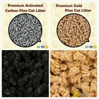 Good Quality Strong Absorption Bulk Carbon Pine Wood Cat Litter