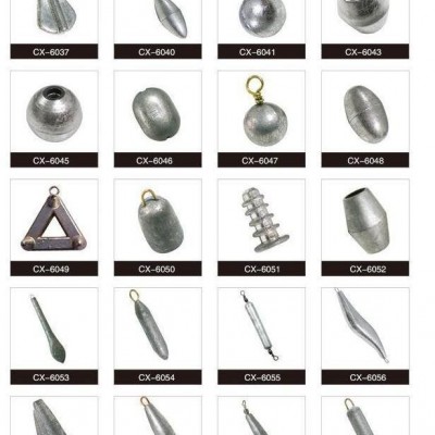 Fishing tackle - fishing lead sinkerpicture1