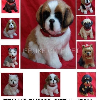 Lifelike Sitting Dog Seriespicture1