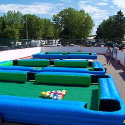 Commercial PVC Tarpaulin Inflatable snookball pool table soccerpicture1