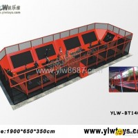 2014 new trampoline park,combination trampoline,sport fitness trampoline