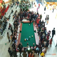 Sports playground wooden snookball table for commercial activities