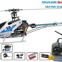 Skyartec Professional 3D rc helicopter NINJA 400 RTF Brushless