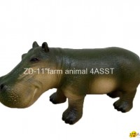 10"hippo figure  toy
