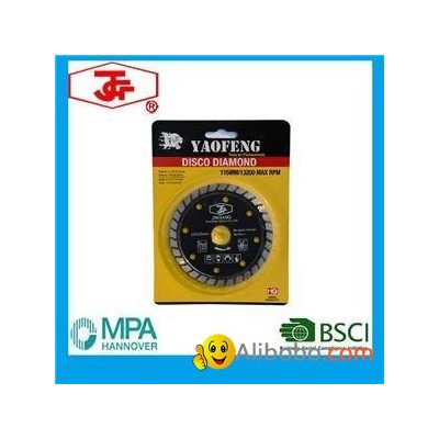 115mm Turbo Diamond Saw Blade Hot Pressedpicture1