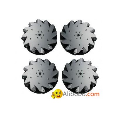 A SET OF 254MM ALUMINUM MECANUM WHEELS (4 PIECES)picture1