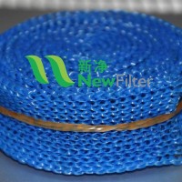 Brake Valve Silencer Blue Nylon flat knitted wire mesh