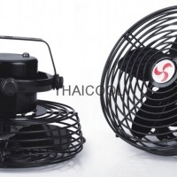 6" Mini Permanent Magnet Brushless Motor All Metal Fan with Ceiling Base