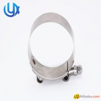 SS304 T bolt heavy duty hose clamp