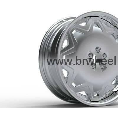 NISSAN 350Z 18 Chrome rims wheels custom chrome wheels 3 piece wheelspicture1
