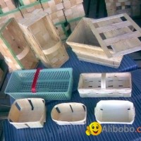 Wood baskets, wood berry baskets, wooden packaging for fruits