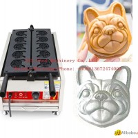 Electric 110v 220-240v Ce Approved Dog Head Shape Taiyaki Machine on Hot Sales
