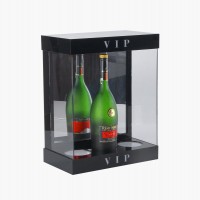 Black vip acrylic wine storage rack Acrylic transparent Acrylic box