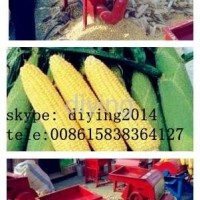 Combined corn sheller and thresher