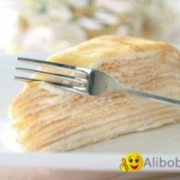 Cointreau Orange Mille Crepe Cake