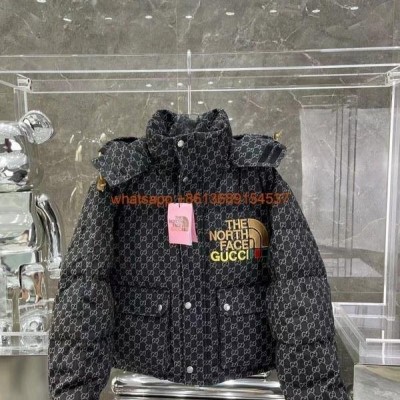 The North Face X print jacket GG canvas bomber jacket wholesale coatspicture1
