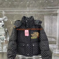 The North Face X print jacket GG canvas bomber jacket wholesale coats
