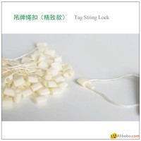 Premium Hang Tag String lock loop cord tach