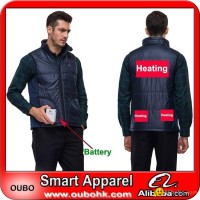 Fashion sleeveless vests with battery system heating clothing warm OUBOHK