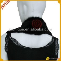 2014 modern women fashion natural mink fur knitted scarf