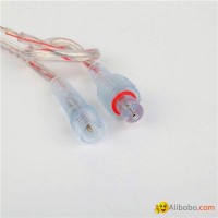 2pin 3pin Transparent Waterproof Connectors 12V With Male And Female Plugs/butts