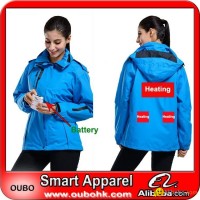 Fashion Women Jackets with battery system heating clothing warm OUBOHK