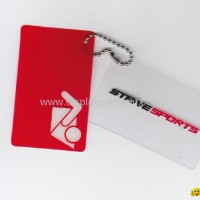 plastic hangtag