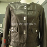 Lady's leather garment